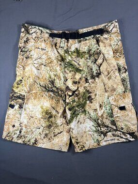 Cabela's Board Shorts Camo Men's Large Outdoor Utility Hunting